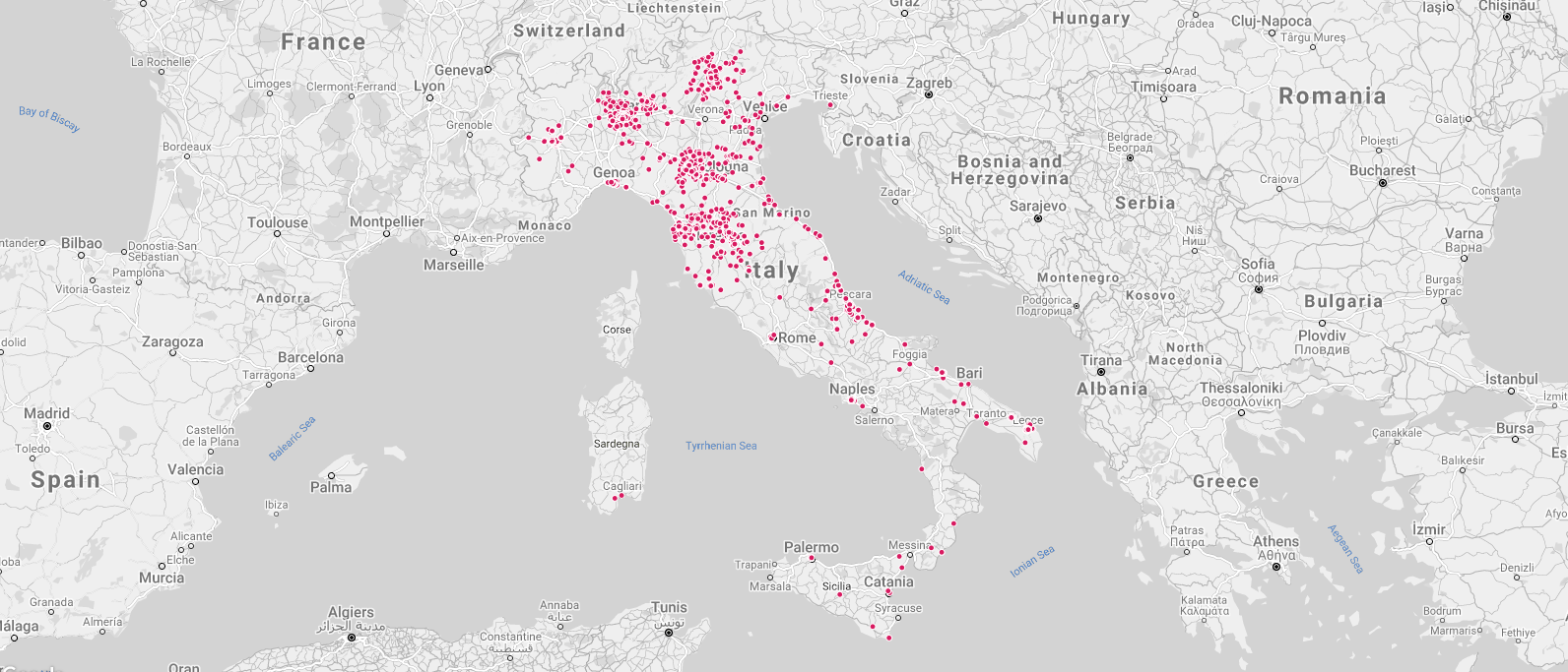 Vicinoesicuro, the non-profit map against Coronavirus